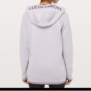 Lululemon Soothe Away Hoodie Size 8 Stargaze Graphite Purple Cashlu EUC